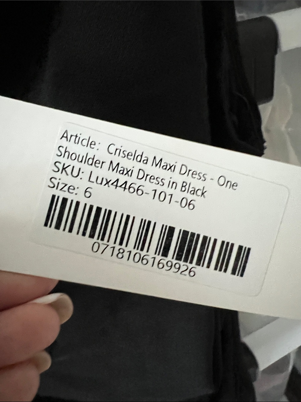 NWT REVOLVE Australia SHOWPO YH & CO Criselda bodycon black maxi dress US XS - Picture 6 of 9